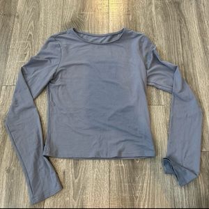 Women's Long Sleeve Top - Blue